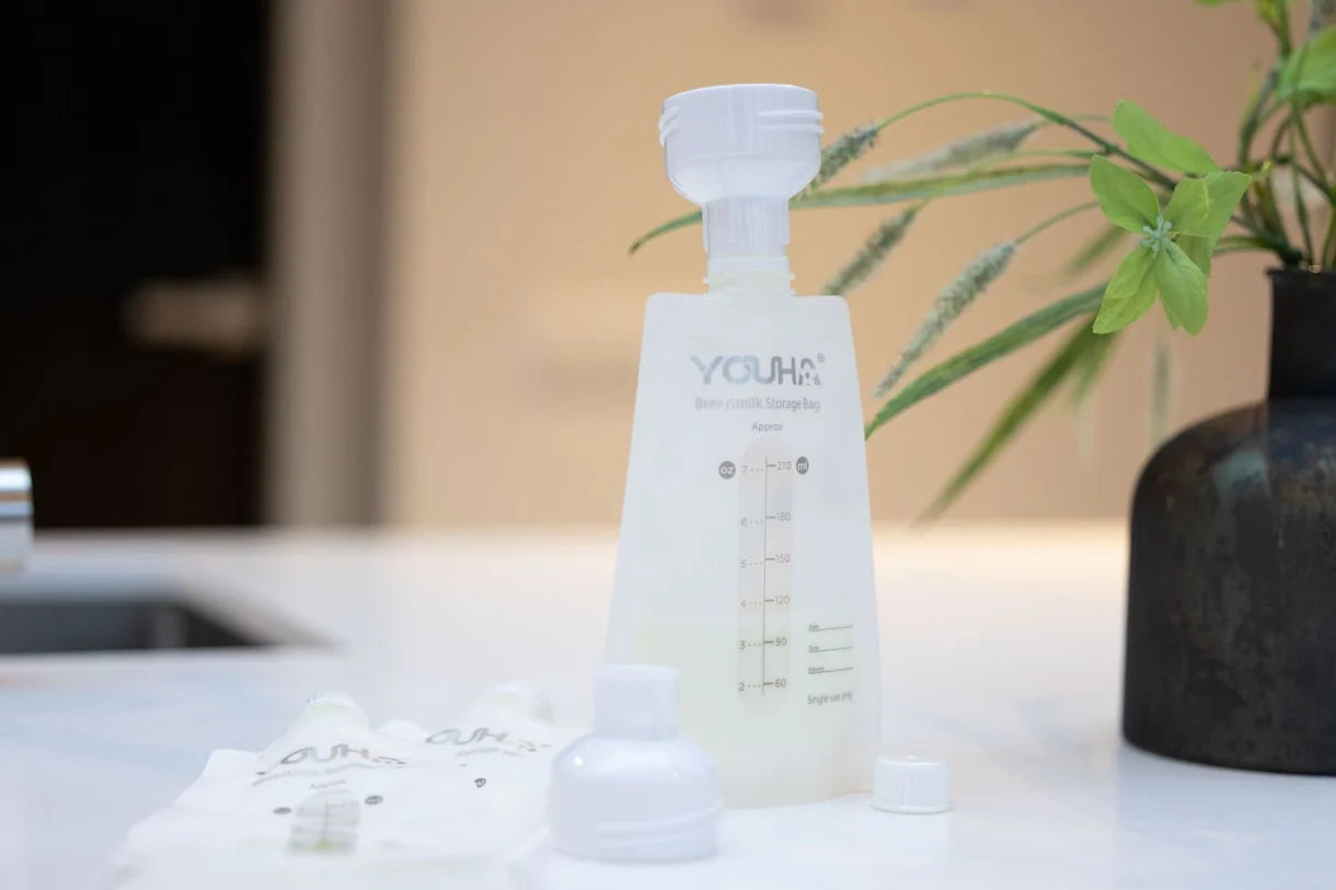 Moedermelk bewaarzakjes met afsluitdop (40 stuks)