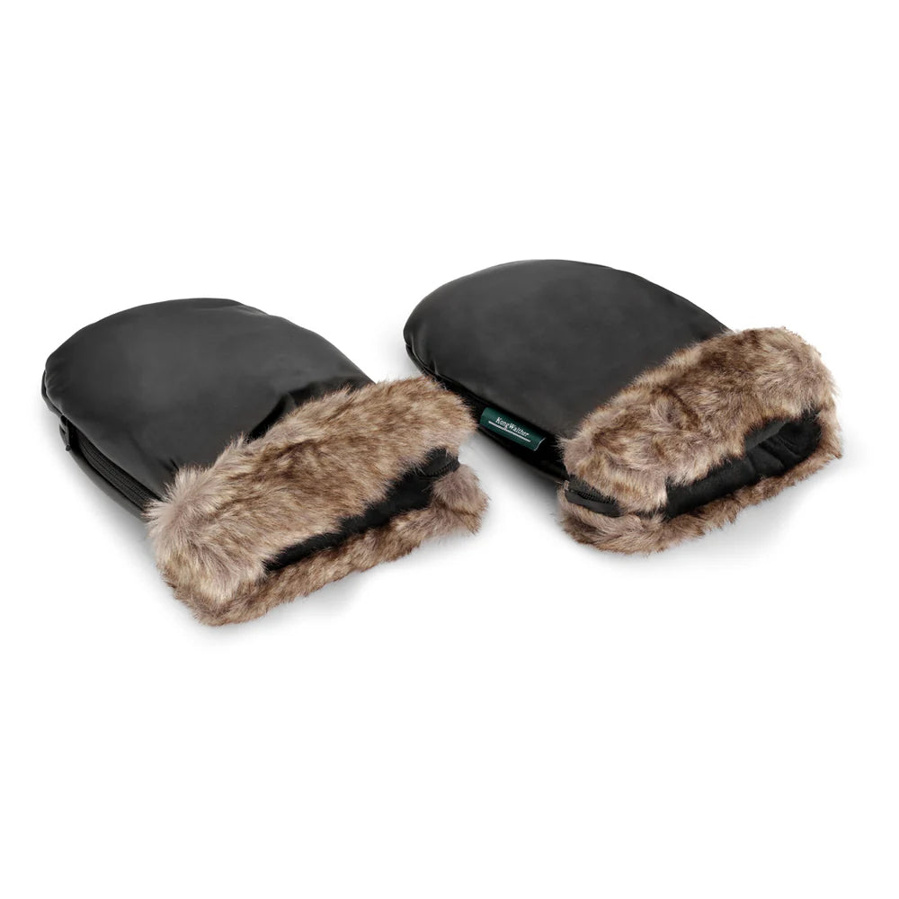 Kinderwagenhandschoenen- Black Fur - Kong walther