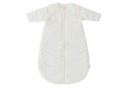 Baby Slaapzak met Afritsbare Mouw 60 cm - Rib - Ivory