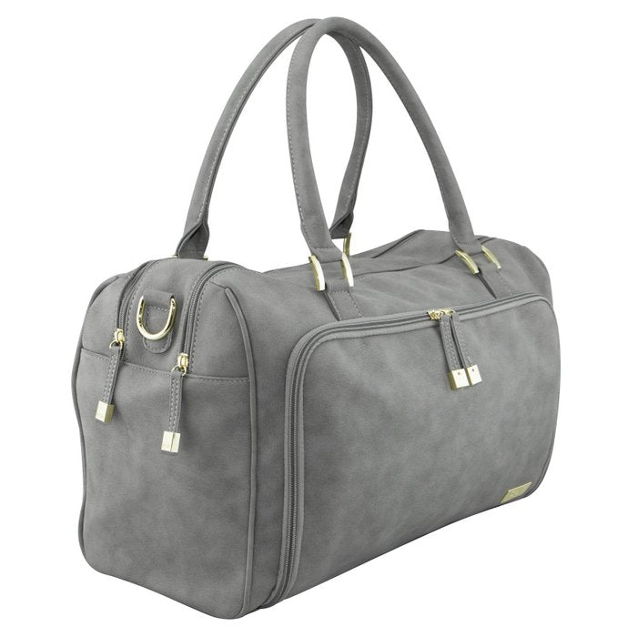 Isoki Luiertas - Double Zip Satchel Stone