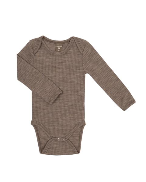 Merino wollen romper - Nature Melange - Small Stuff