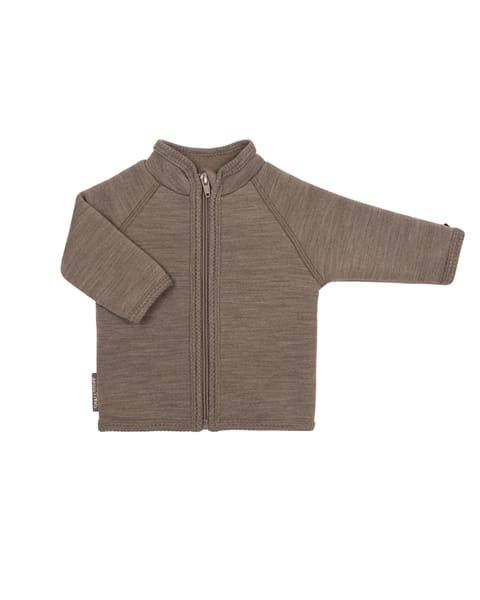 Merino wollen vest/jasje met rits- Nature - Small Stuff