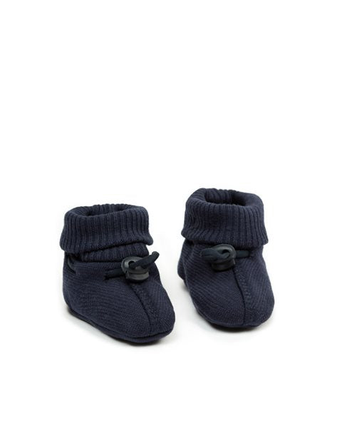 Wollen slofjes - Navy - Small Stuff