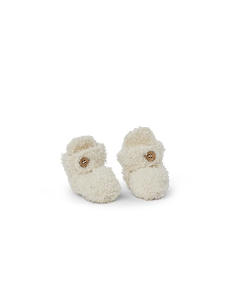 Wollen slofjes - Bouclé - Off white- Small Stuff