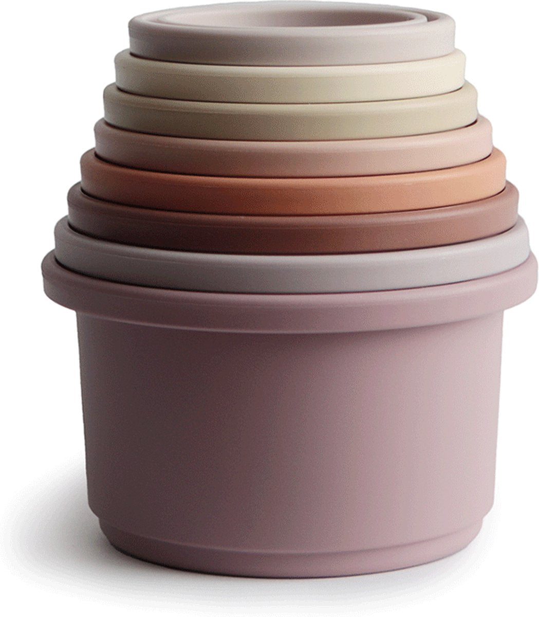 Mushie Stapeltoren Stacking Cups - Pastel