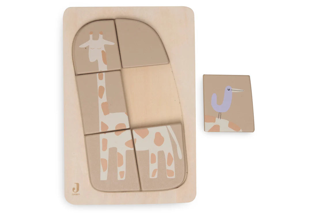 Houten Puzzel Jungle Jambo - Giraffe