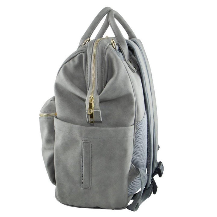 Isoki Luiertas Byron Backpack - Toorak Stone Grey Grijs