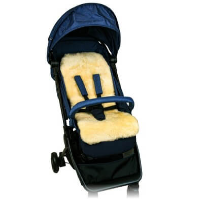 Schapenvacht Inleg voor Buggy, Kinderwagen, Autostoeltje of Maxi-Cosi – 100% Natuurlijke Wol