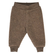 Wollen broek- Merinowolfleece- Walnoot melange-musli