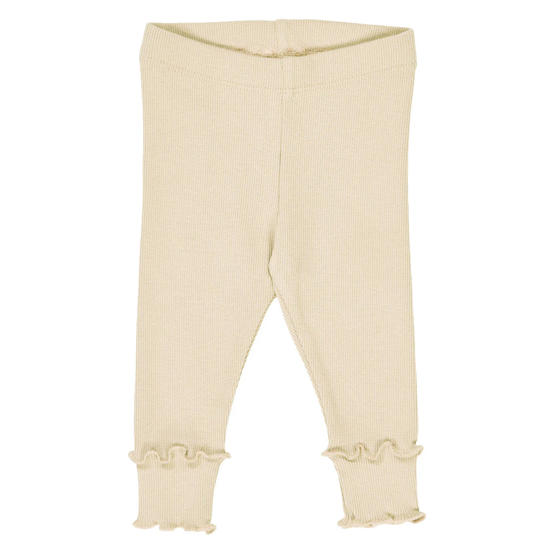 Cozy me rib deco legging- oak- musli