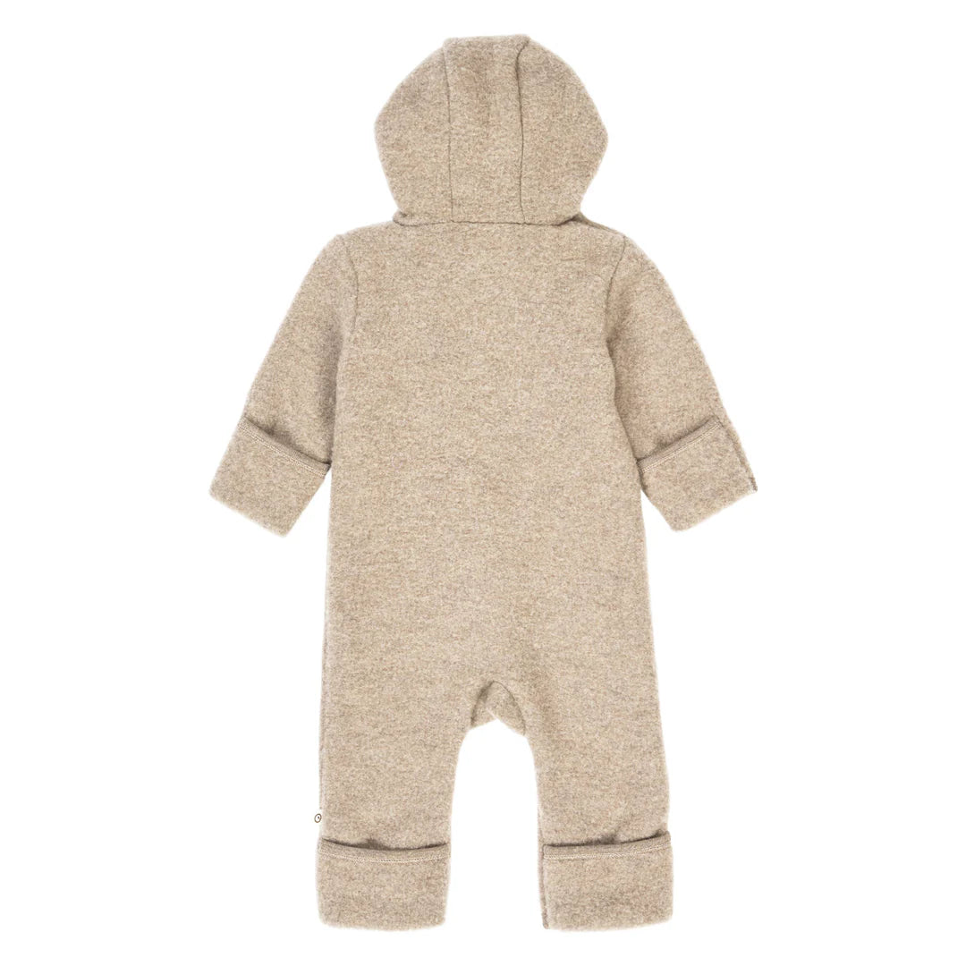 Merinowolfleece jumpsuit - Balsam melange- Musli