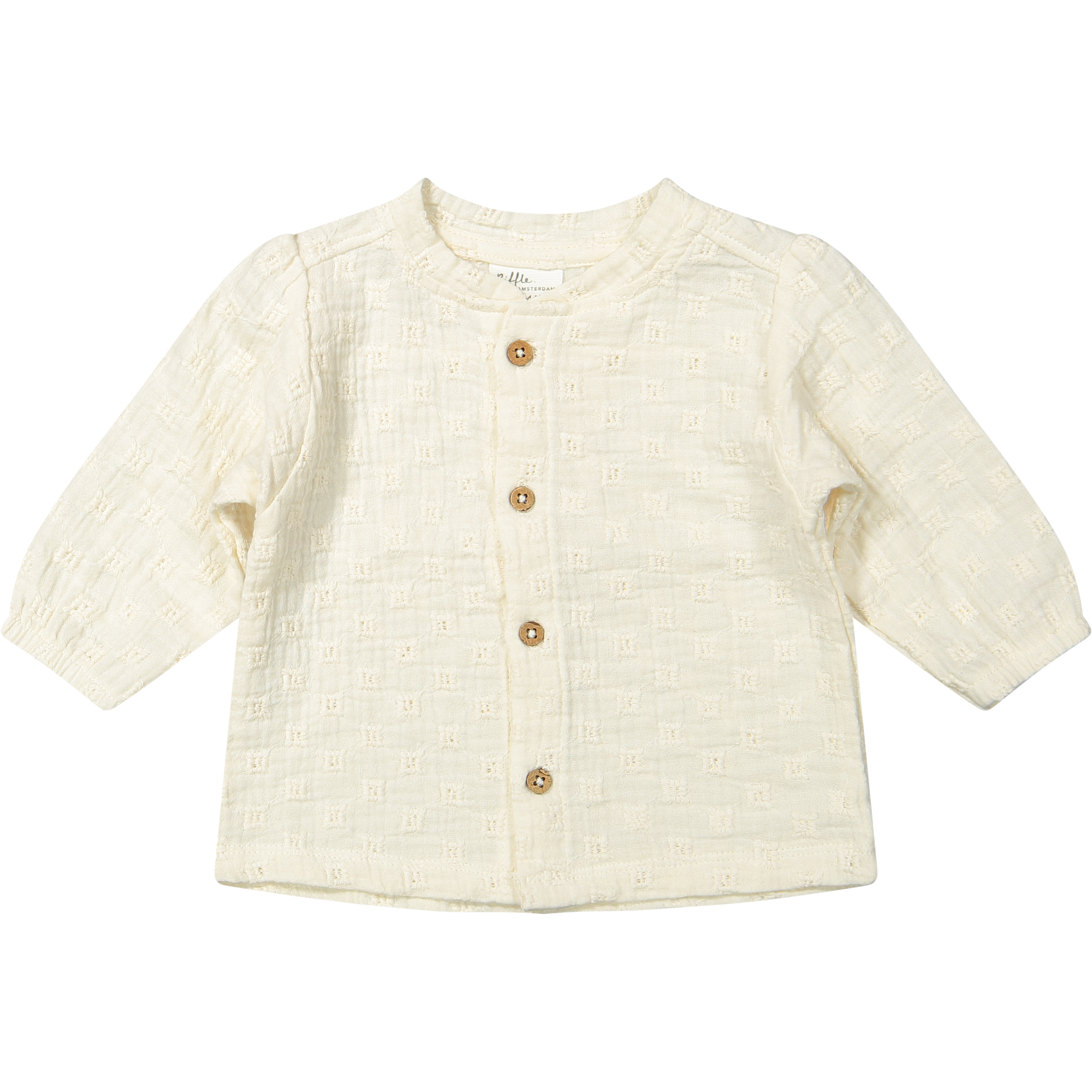 Blouse Cleo Woven White Embroidery - Riffle Amsterdam