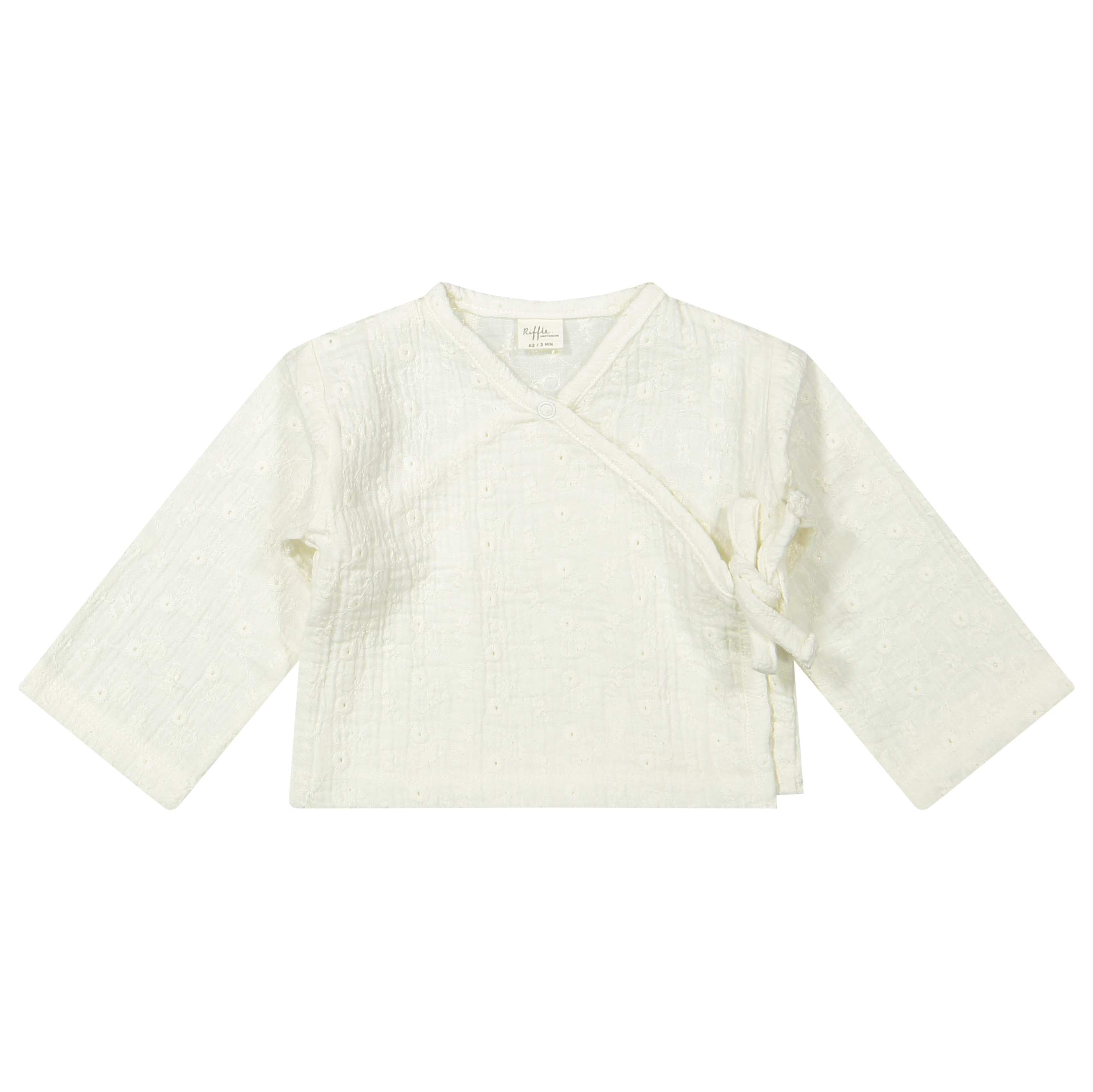 Turn over top Noa White embroidery - Riffle Amsterdam