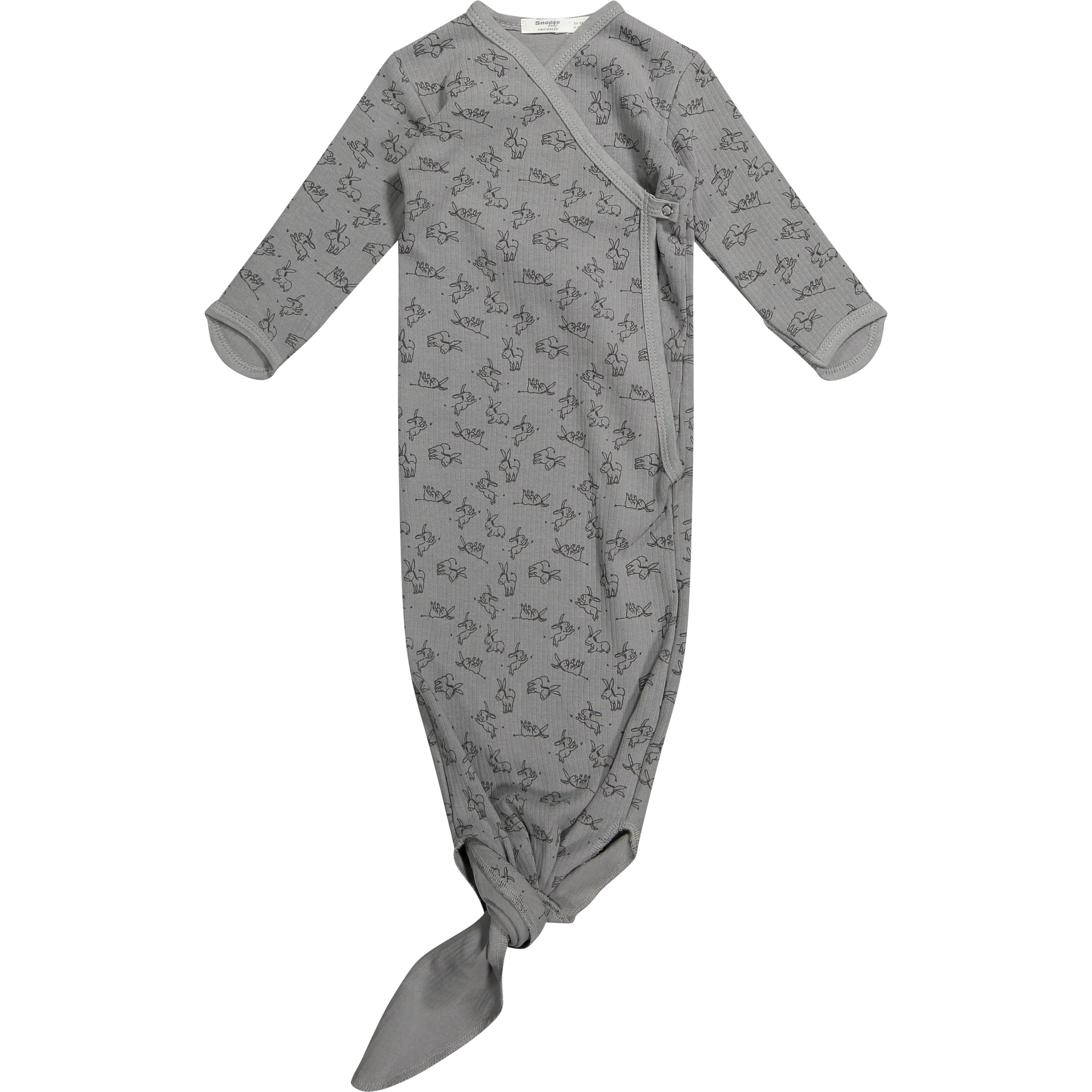 Snoozebaby  geboortepakje / cocoon incl mutsje - Cloudy grey