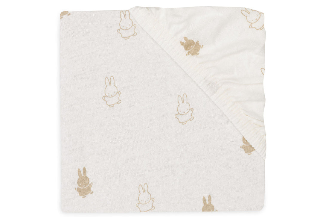 Aankleedkussenhoes Jersey 50x70cm Happy Miffy - Nougat