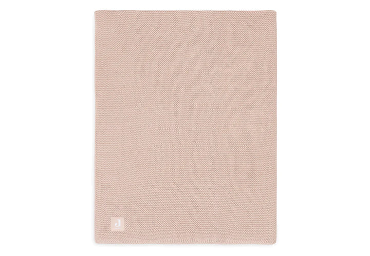 Deken Wieg 75x100cm Basic Knit - Wild Rose