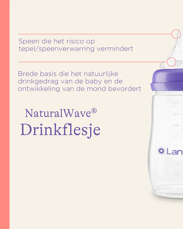 Drinkfles met NaturalWave®-speen - 2 x 160 ML