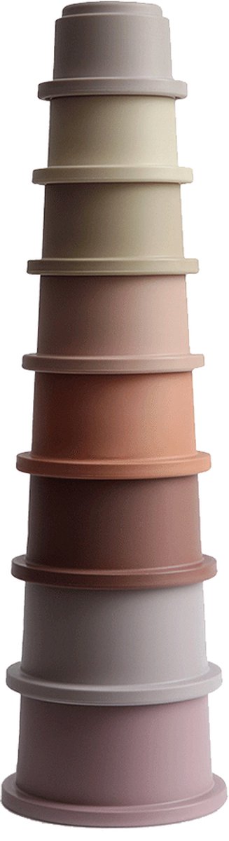 Mushie Stapeltoren Stacking Cups - Pastel