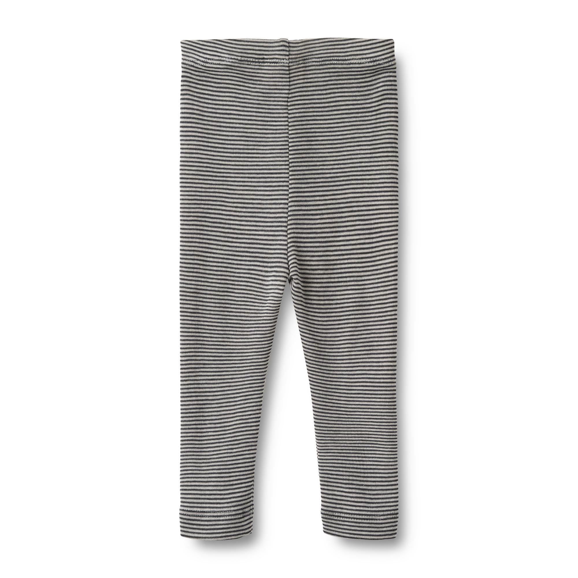 Wollen legging- donkerblauw gestreept