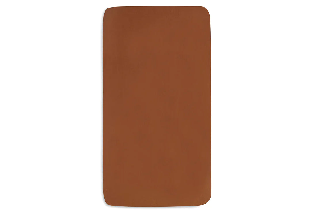 Hoeslaken Wieg Jersey 40/50x80/90cm - Caramel - 2 Stuks