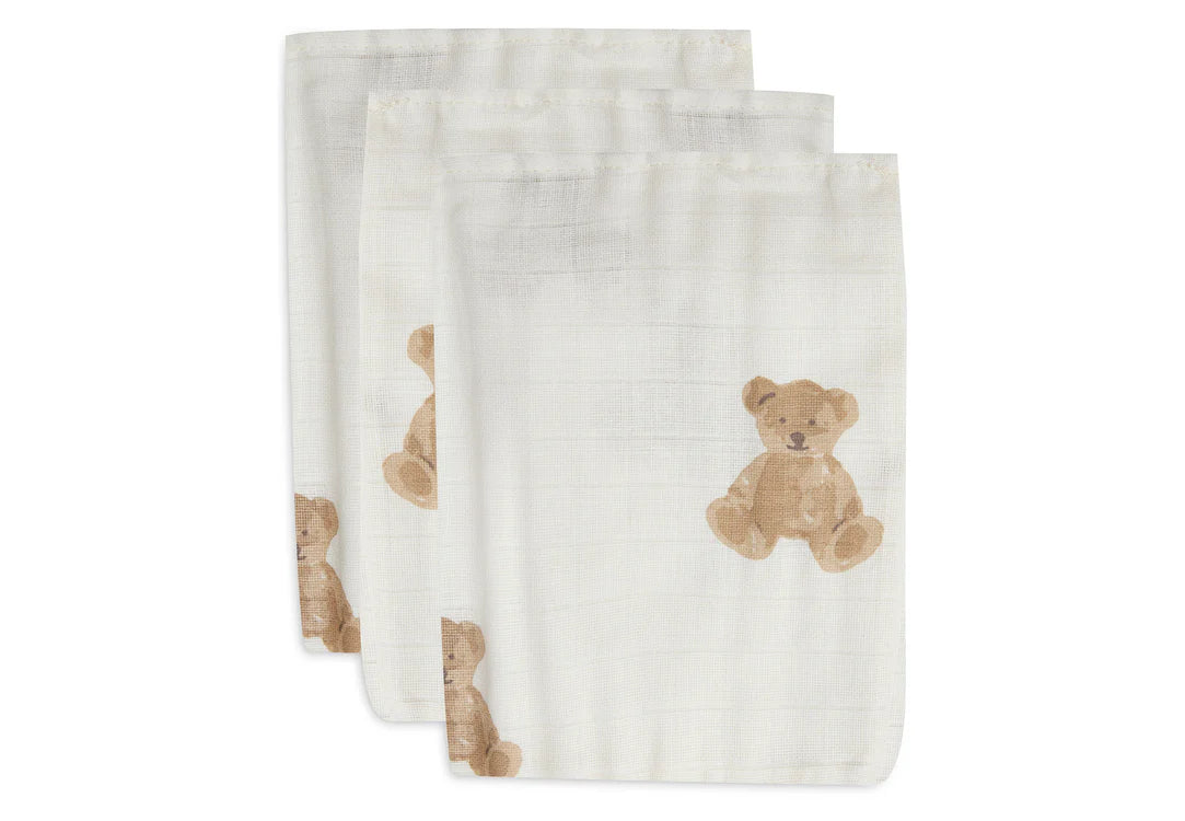 Washandje Hydrofiel - Teddy Bear