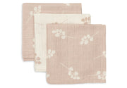 Hydrofiel Monddoekje 31x31cm Twig - Wild Rose- 3 stuks