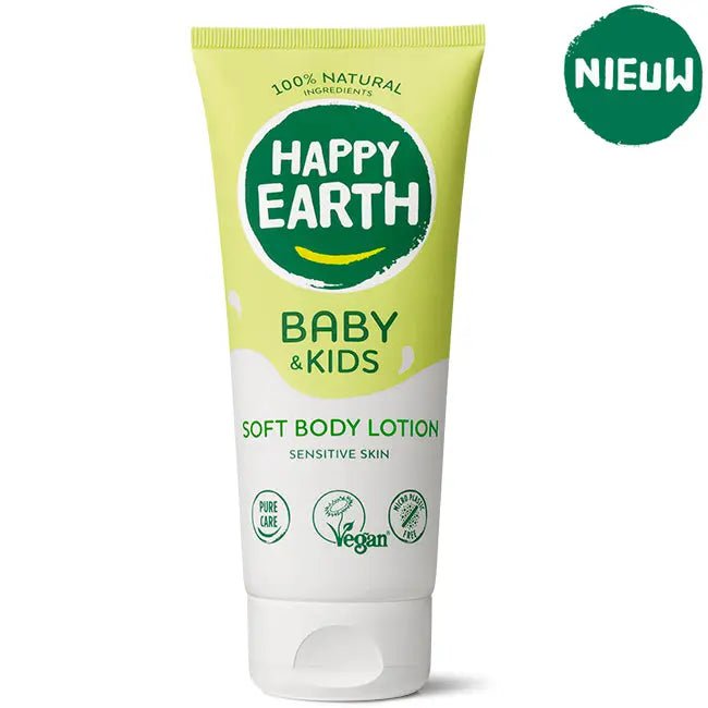 HAPPY EARTH Baby & Kids 100% Natuurlijke Zachte Body Lotion Baby & Kids