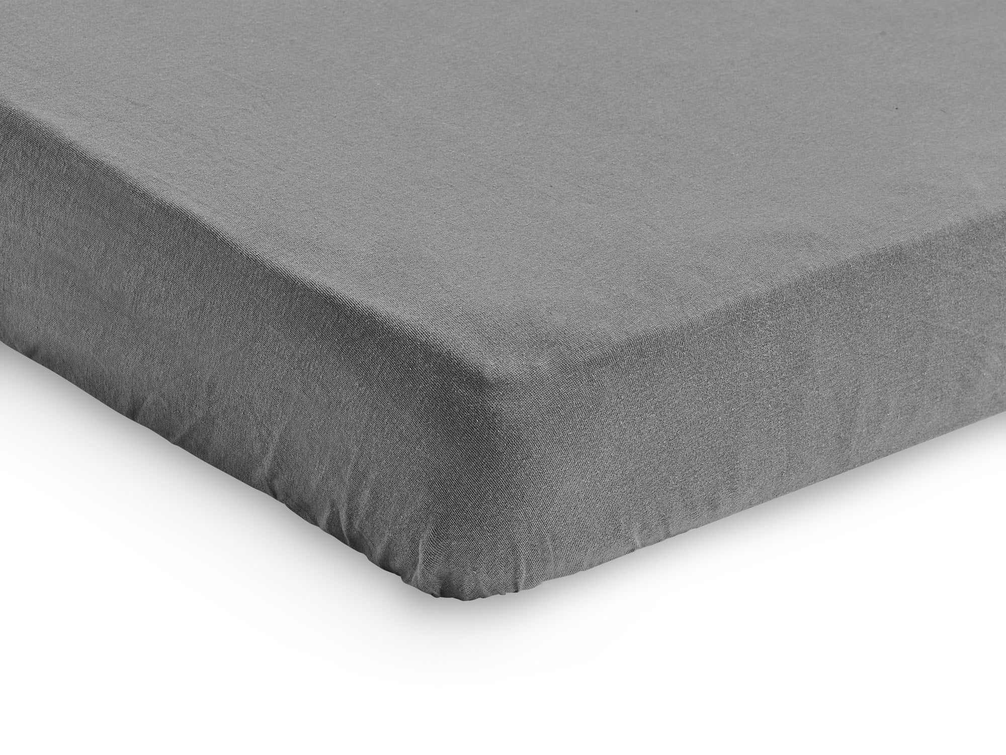 Hoeslaken Ledikant Jersey 60x120cm - Storm Grey