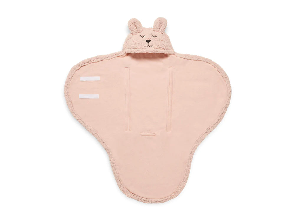 Wikkeldeken Bunny 100x105cm - Pale Pink