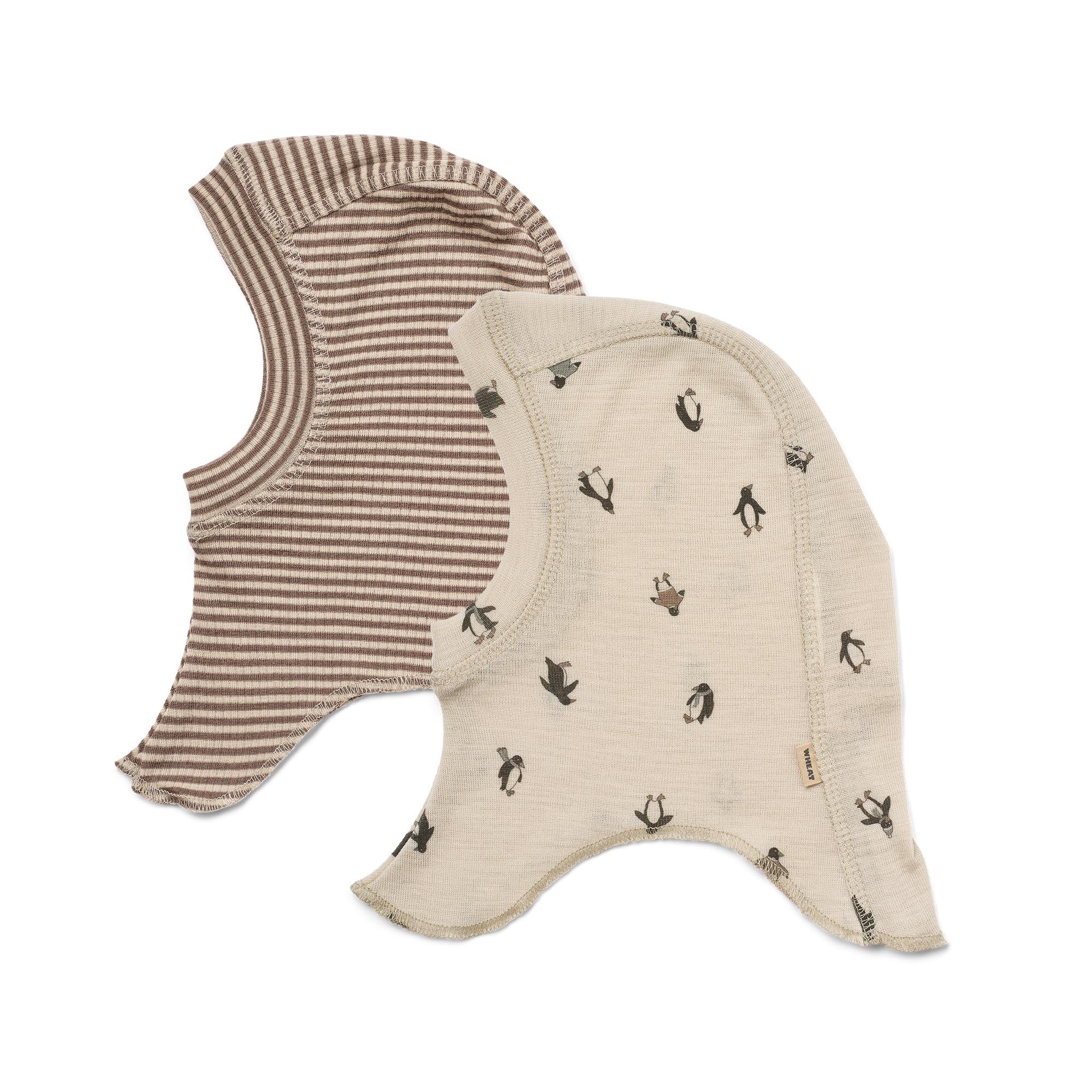 2 wollen bacalava musten- pinguins