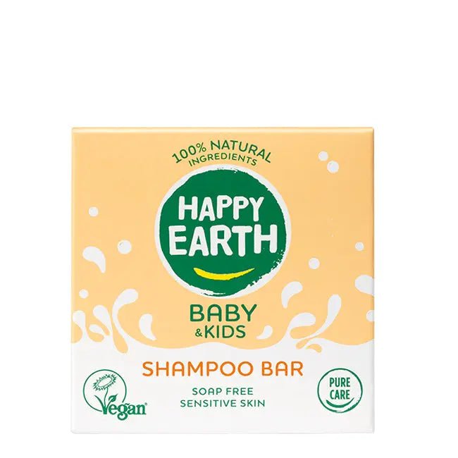 HAPPY EARTH 100% Natuurlijke Zeepvrije Shampoo Bar Baby & Kids