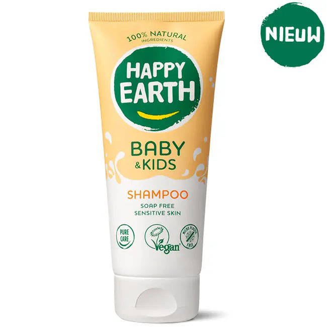 HAPPY EARTH 100% Natuurlijke Zeepvrije Shampoo Baby & Kids