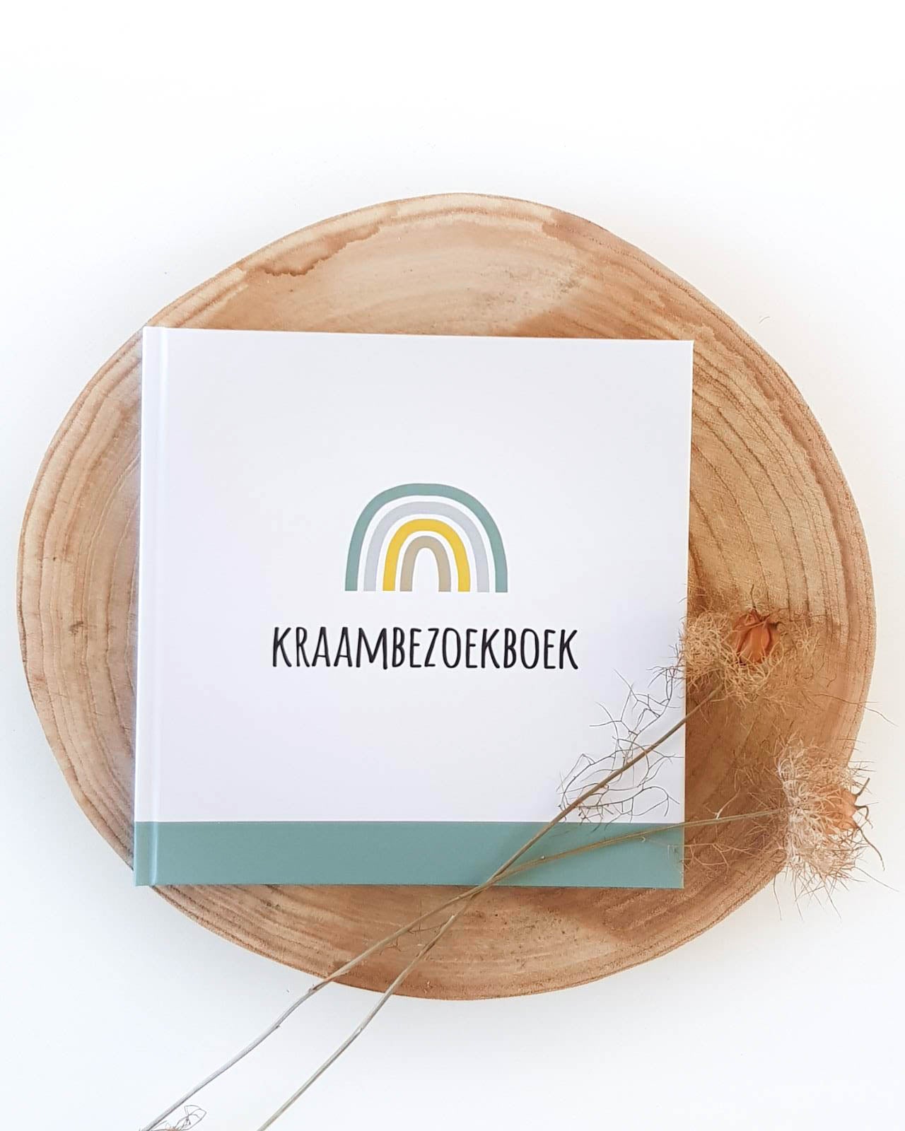 Kraambezoekboek - Mint blauw