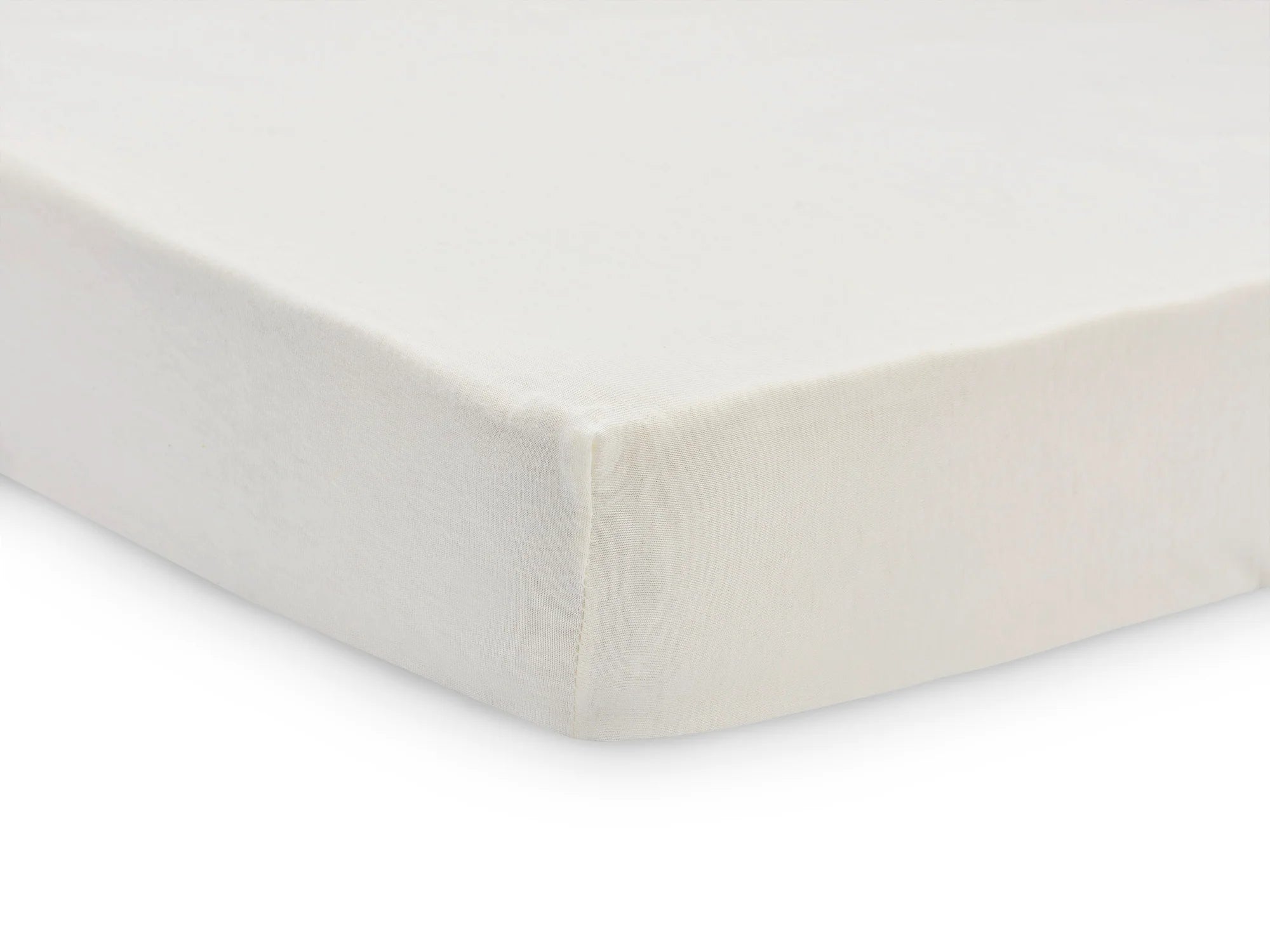 Hoeslaken Ledikant Jersey 60x120cm - Ivory