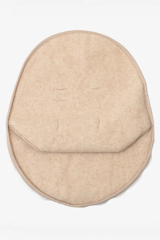 Wollen Baby voetenzak voor autostoel of maxi-cosi - Naturel Merinowol