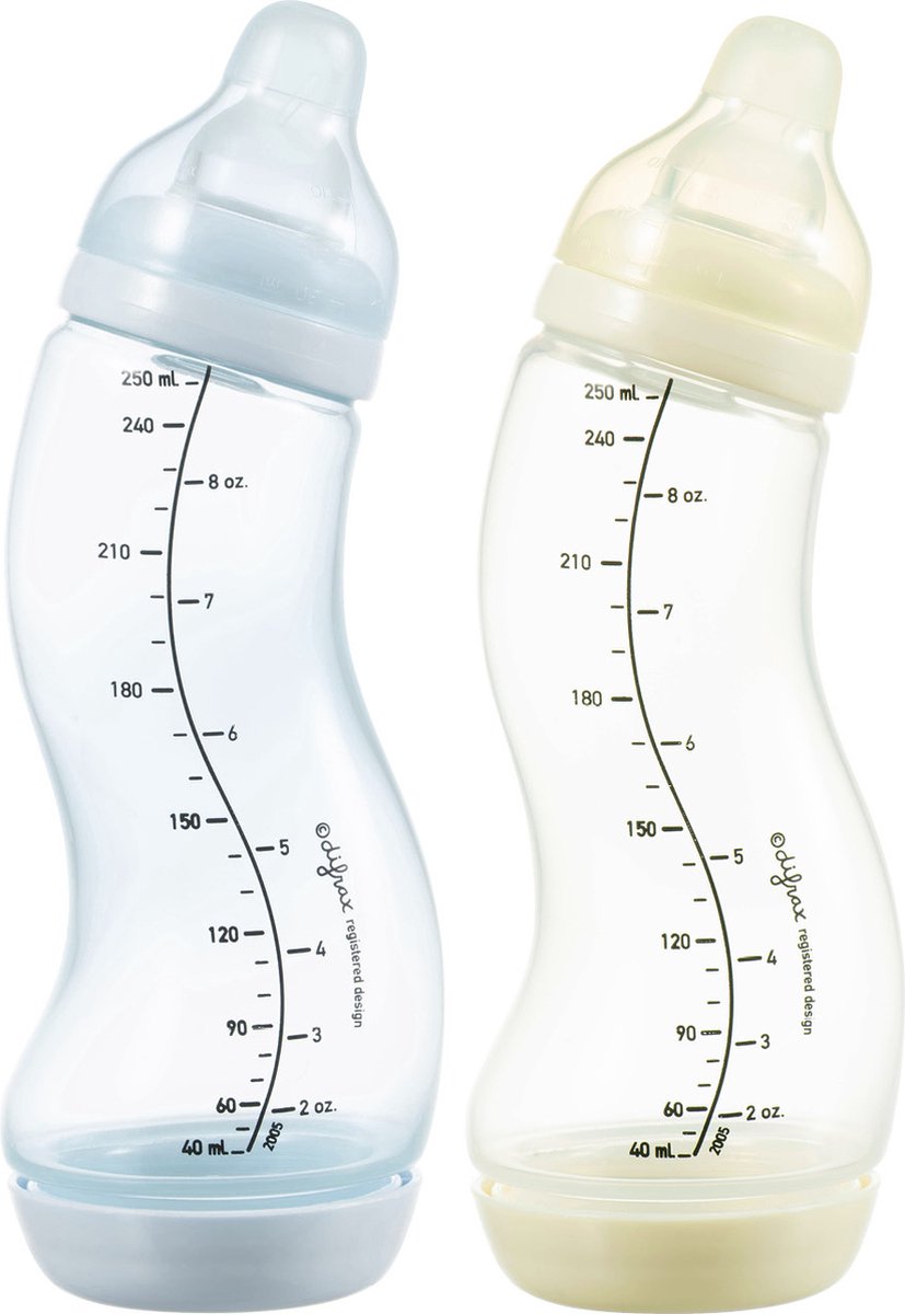 Doublepack S-babyfles Natural 250 ml - Difrax