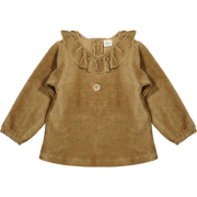 Blouse Cootje- rib brown- Riffle Amsterdam
