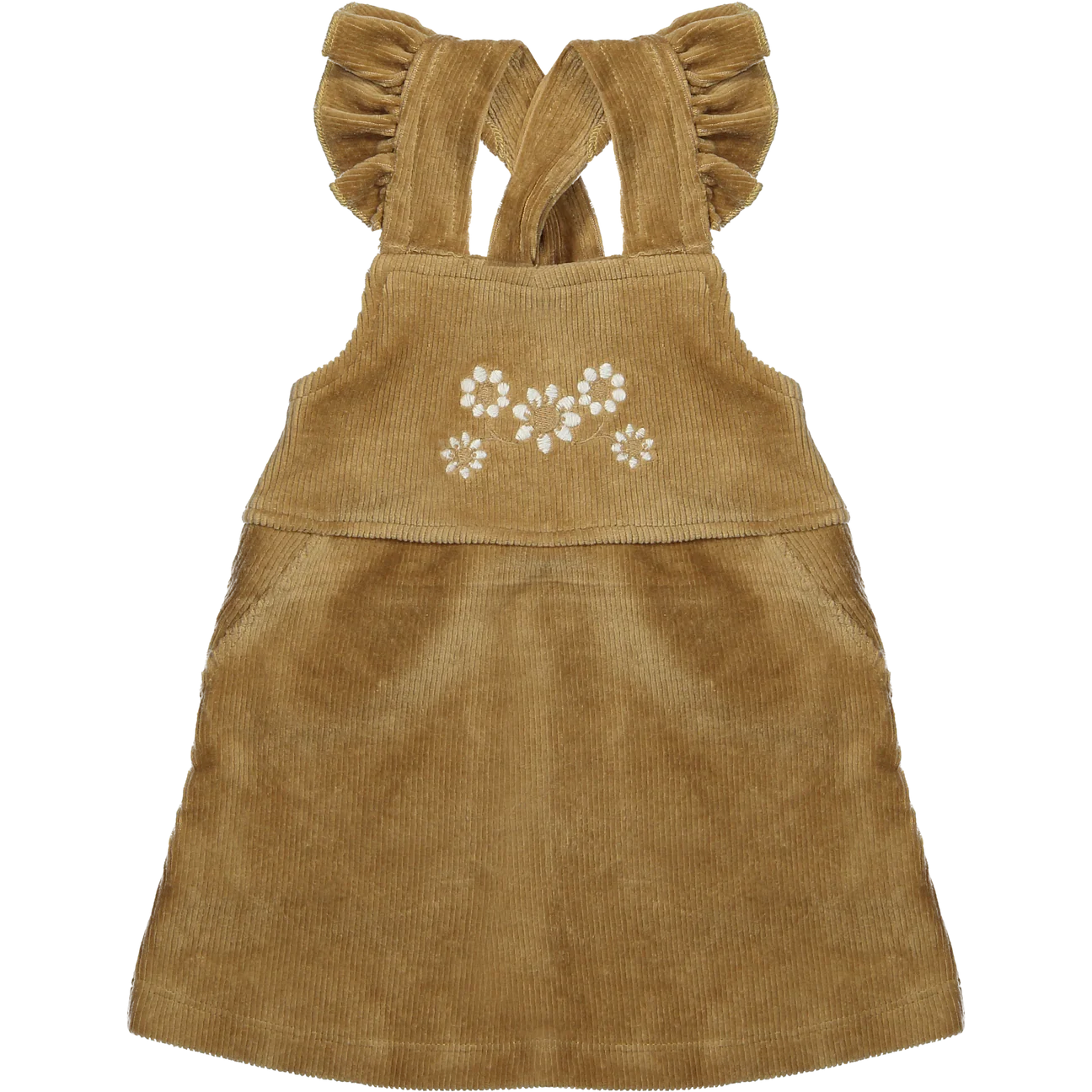 Jurk Alyssa- rib brown- Riffle Amsterdam