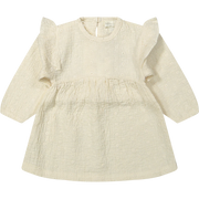 Dress Anemone- woven white embroidery- Riffle Amsterdam