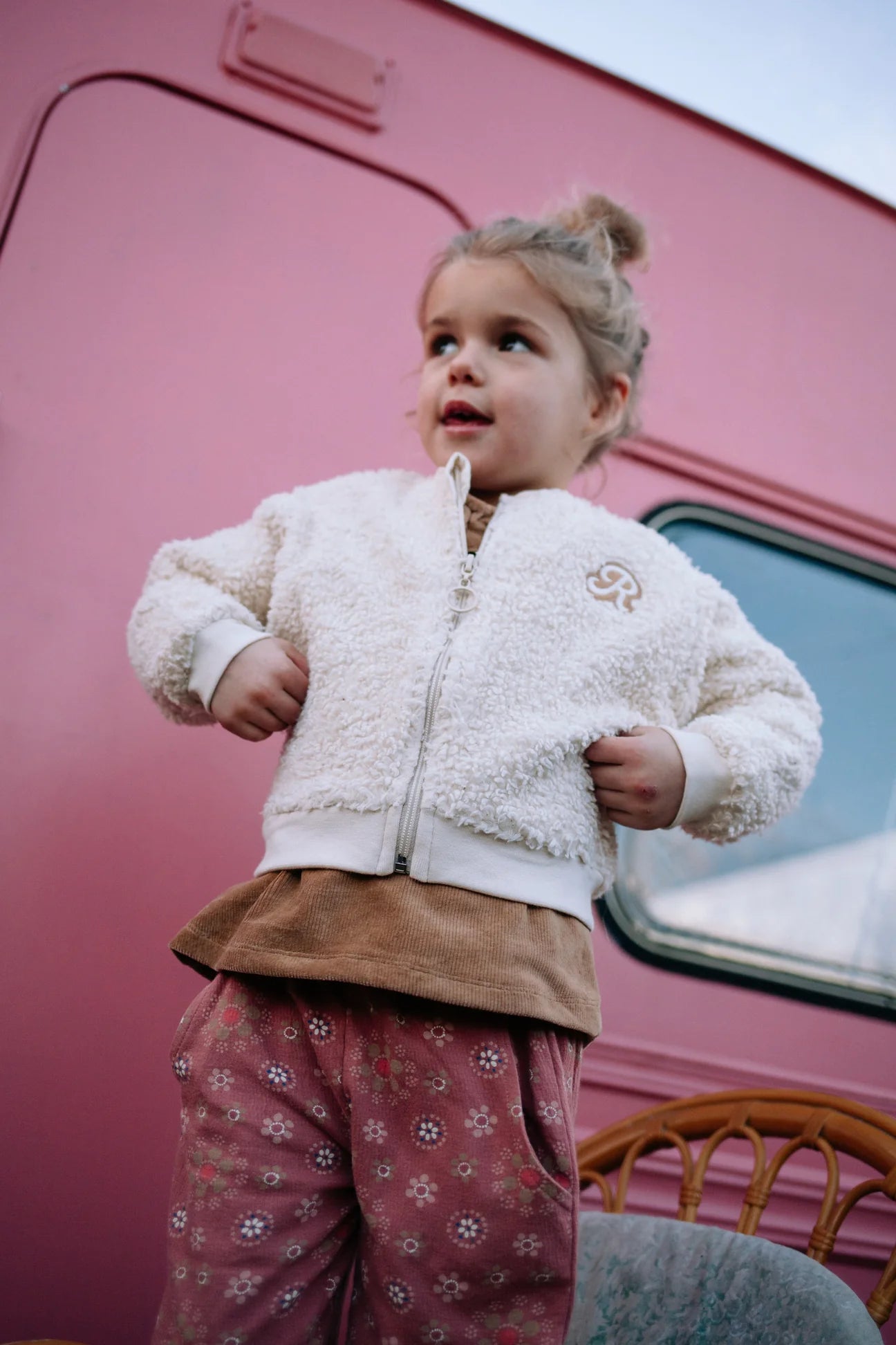 Teddy vest Noel- offwhite - Riffle Amsterdam