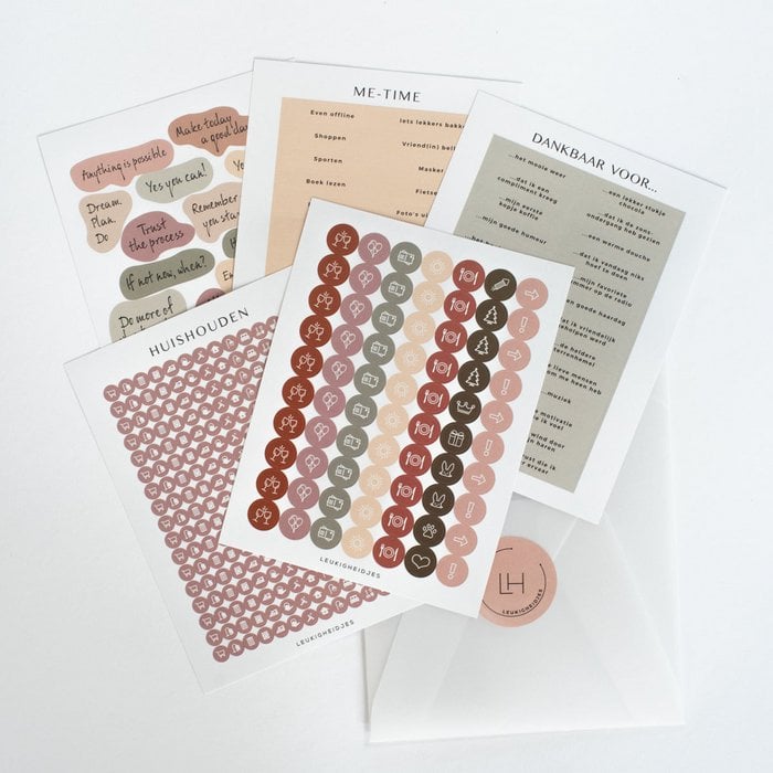 Sticker set - Familieplanner