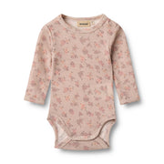 Wollen romper Lucca- Lila flowers