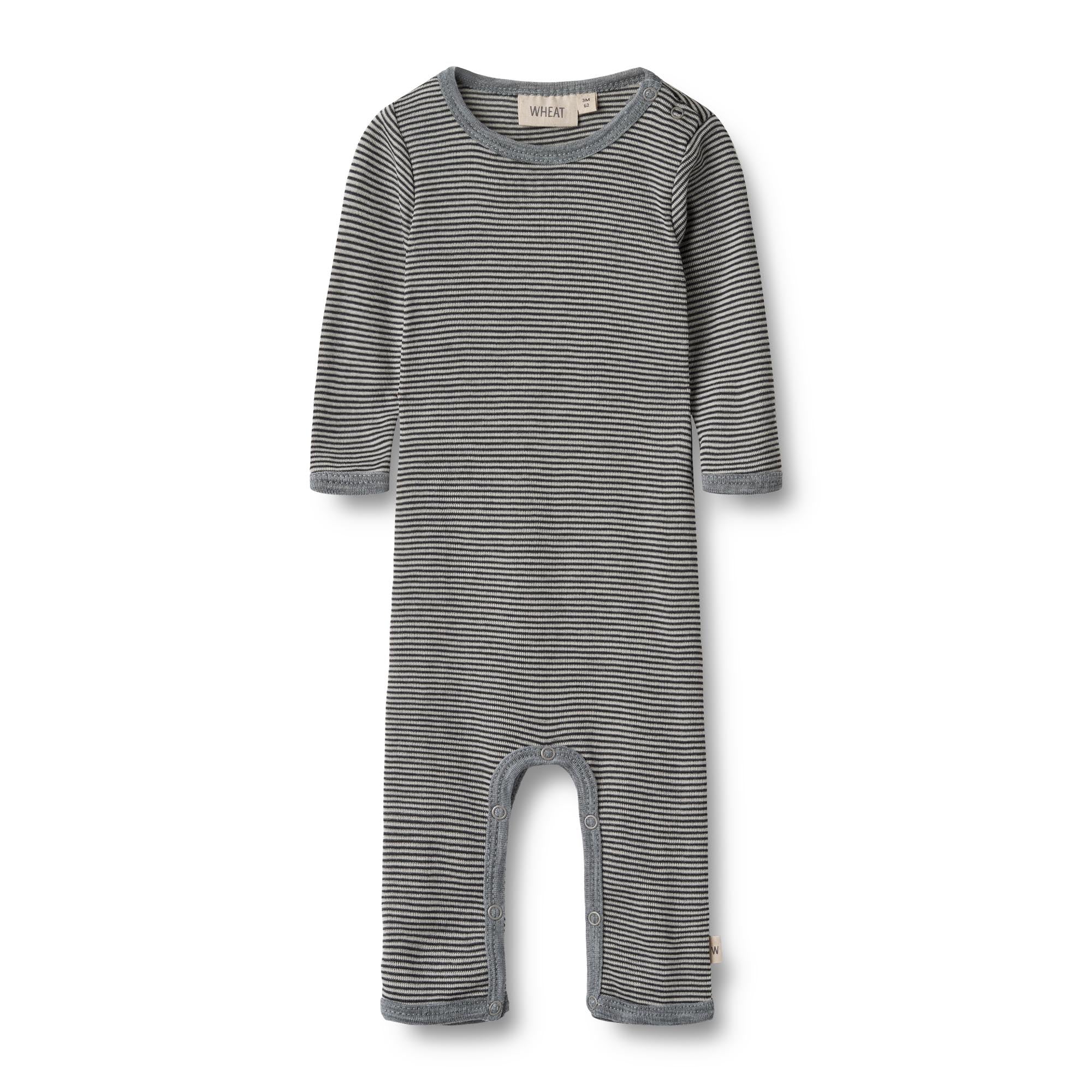 Wollen jumpsuit Haven- Marineblauwe streep