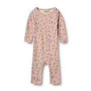 Wollen jumpsuit Haven- Lila bloemen