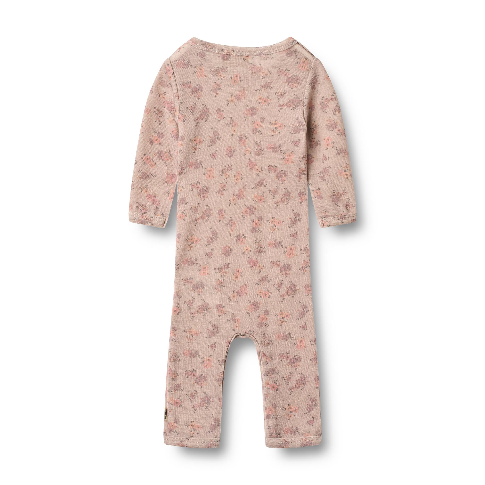 Wollen jumpsuit Haven- Lila bloemen