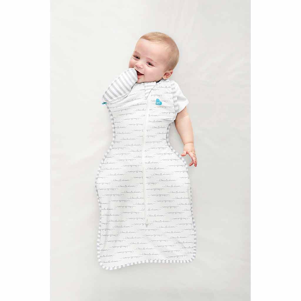 Love To Dream - SWADDLE UP™ Overgangsslaapzak Fase 2 | 1.0 TOG | Dreamer wit