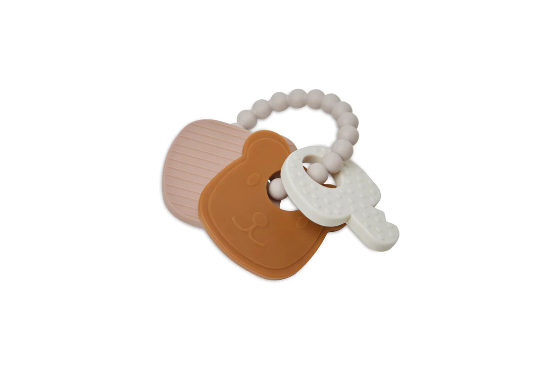 Bijtring Siliconen 15x11x1cm - Teddy Bear