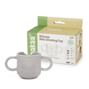 Siliconen babydrinkbeker | Grijs