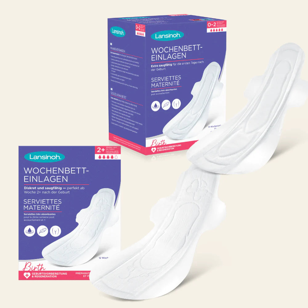 Lansinoh Extra Absorberend kraamverband - Voor 2+ weken na de bevalling - 12 Stuks