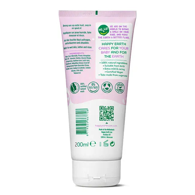 HAPPY EARTH Creme olie wasgel Baby & Kids